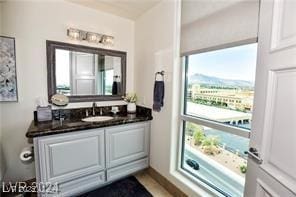 9101 Alta Dr Unit 507, Las Vegas, NV 89145 - bathroom with plenty of natural light and vanity