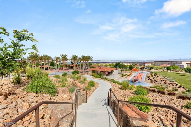 view of property's community