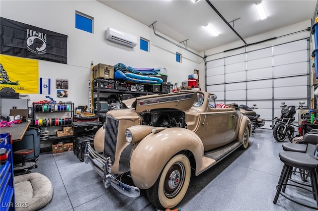5865 Alice Landing Ct, Las Vegas, NV 89149 - garage featuring a wall mounted air conditioner