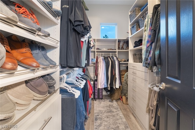 5865 Alice Landing Ct, Las Vegas, NV 89149 - walk in closet featuring light wood-style floors