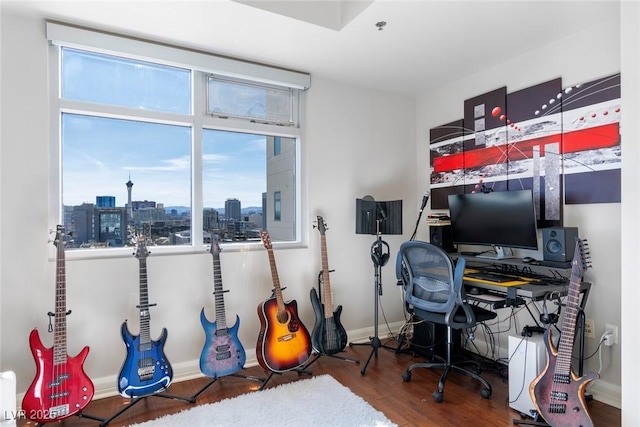 150 Las Vegas Blvd Unit 1608, Las Vegas, NV 89101 - home office featuring wood finished floors and baseboards