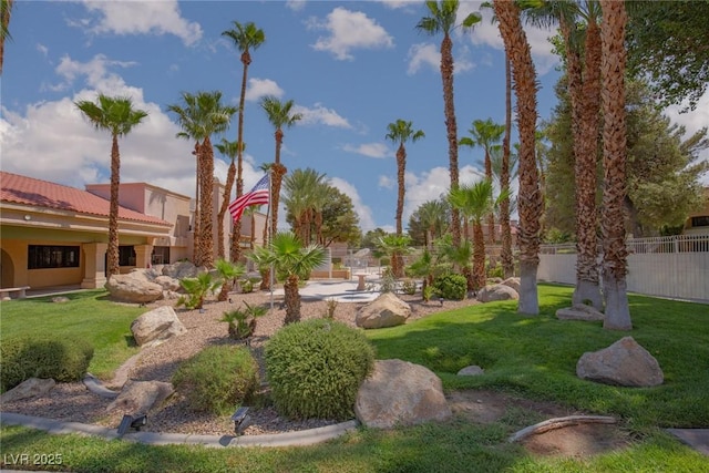 view of yard