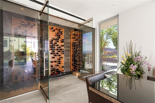 13 Rockstream Dr, Henderson, NV 89012 - wine cellar with expansive windows