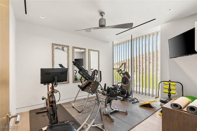 13 Rockstream Dr, Henderson, NV 89012 - exercise room with ceiling fan