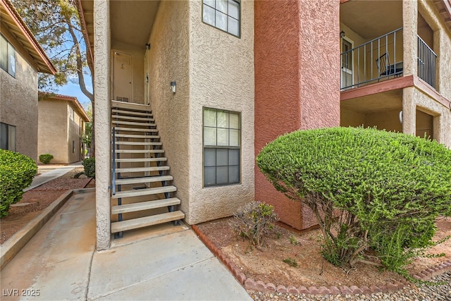 5576 W Rochelle Ave Unit 27C, Las Vegas, NV 89103 - doorway to property with stucco siding