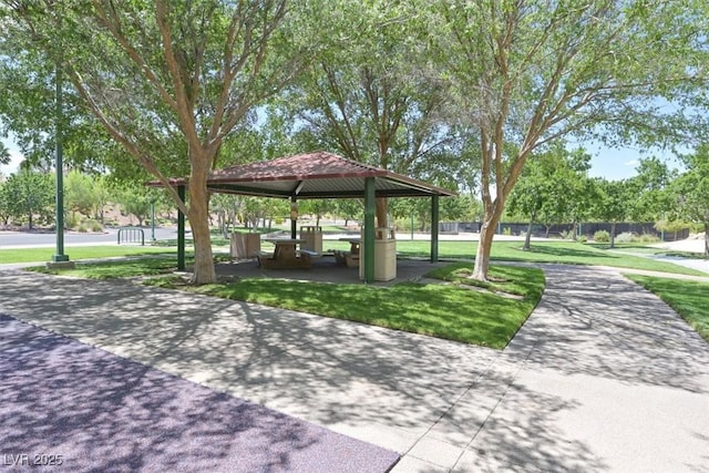 1221 Diamond Valley St, Henderson, NV 89052 - view of home's community with a gazebo and a yard
