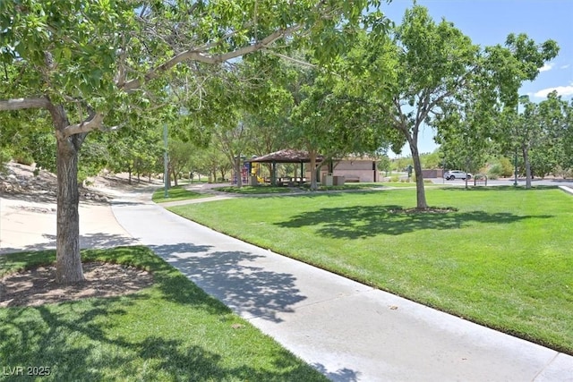 1221 Diamond Valley St, Henderson, NV 89052 - surrounding community with a gazebo and a lawn