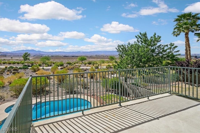1221 Diamond Valley St, Henderson, NV 89052 - balcony with view of pool and a mountain view