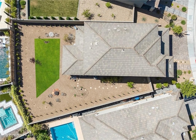 12429 Alpenglow Ct, Las Vegas, NV 89138 - aerial view of a pool