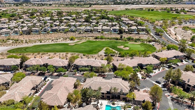 701 Peachy Canyon Cir Unit 201, Las Vegas, NV 89144 - aerial perspective of suburban area with a golf course