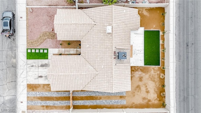 view from above of property