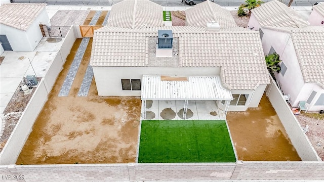 view of subject property