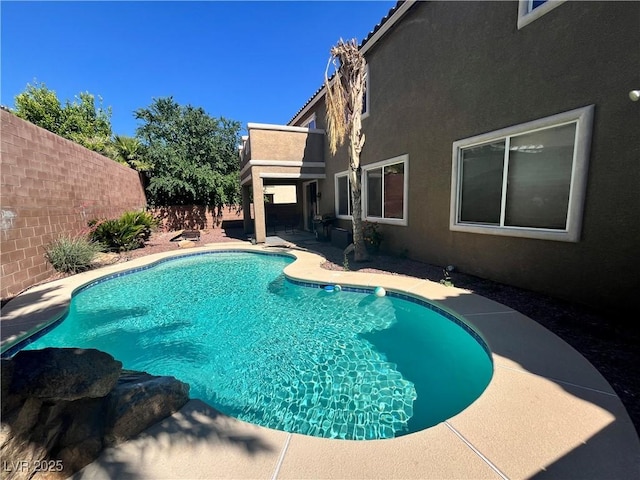 2112 Merganser Ct, North Las Vegas, NV 89084 - view of pool featuring a fenced backyard and a patio