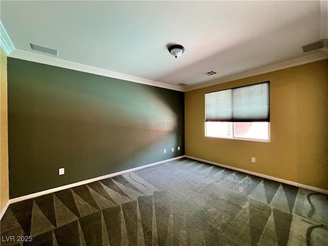 2112 Merganser Ct, North Las Vegas, NV 89084 - unfurnished room with ornamental molding, carpet flooring, and baseboards