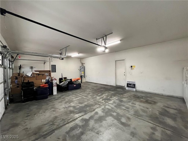 2112 Merganser Ct, North Las Vegas, NV 89084 - garage featuring water heater and electric panel