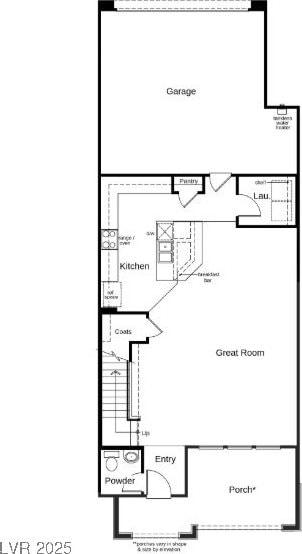 128 Silver Run Ln, Las Vegas, NV 89138 - view of home floor plan