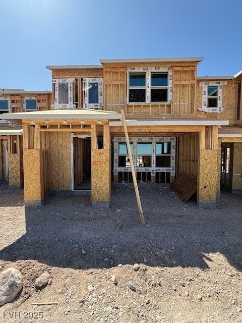 128 Silver Run Ln, Las Vegas, NV 89138 - back of property featuring board and batten siding