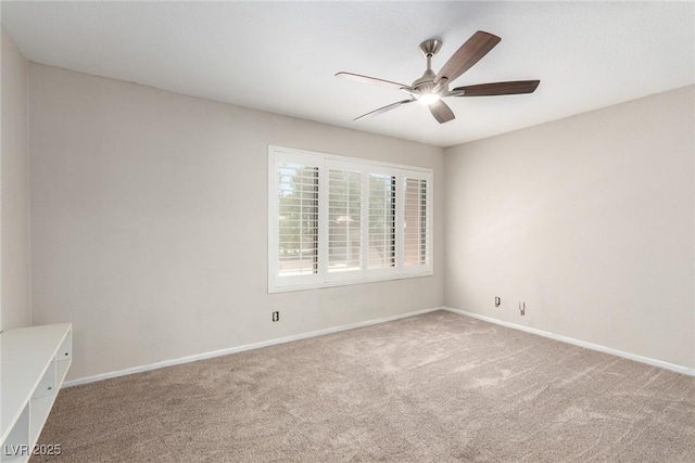3246 Brookfield Dr, Las Vegas, NV 89120 - empty room featuring carpet, ceiling fan, and baseboards