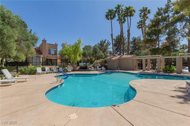3246 Brookfield Dr, Las Vegas, NV 89120 - community pool featuring a patio