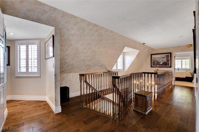 1700 Red Rock St, Las Vegas, NV 89146 - bonus room with hardwood / wood-style flooring, baseboards, and wallpapered walls