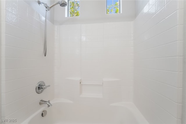 full bathroom with shower / bathtub combination