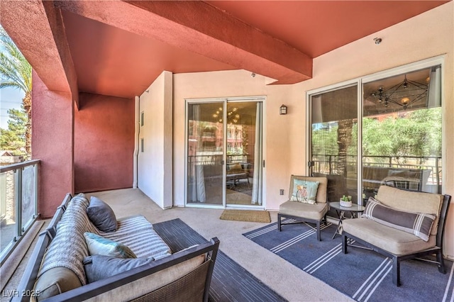91 E Agate Ave Unit 204, Las Vegas, NV 89123 - balcony featuring an outdoor living space