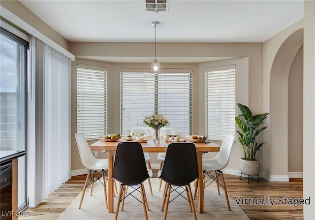 7949 Long Beach St, Las Vegas, NV 89139 - dining area featuring light wood-style flooring and baseboards