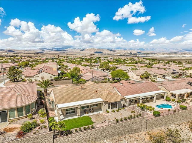 1964 Oliver Springs St, Henderson, NV 89052 - aerial perspective of suburban area with mountains