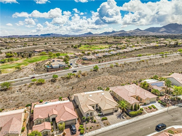 1964 Oliver Springs St, Henderson, NV 89052 - aerial perspective of suburban area featuring a mountain backdrop