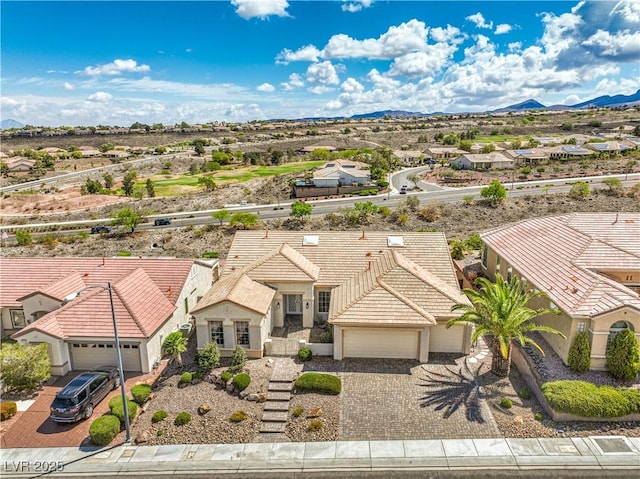 1964 Oliver Springs St, Henderson, NV 89052 - aerial perspective of suburban area with a mountainous background
