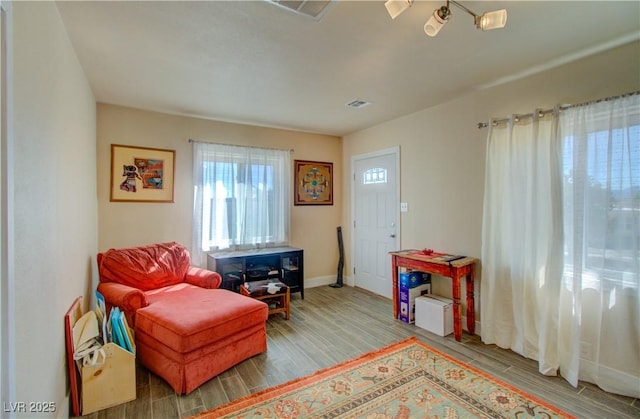 533 Date St, Boulder City, NV 89005 - living area with wood tiled floors and baseboards