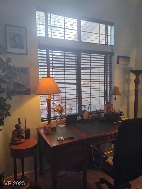 office with baseboards