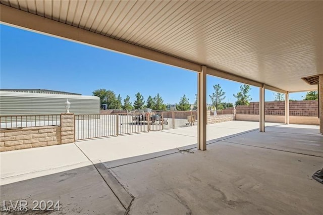 5202 Willis St, North Las Vegas, NV 89031 - view of patio / terrace featuring fence