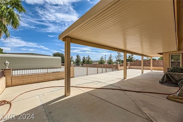 5202 Willis St, North Las Vegas, NV 89031 - view of patio featuring a fenced backyard
