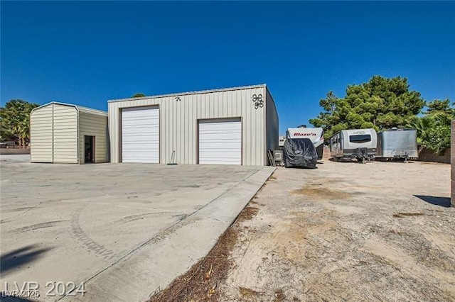 5202 Willis St, North Las Vegas, NV 89031 - view of detached garage
