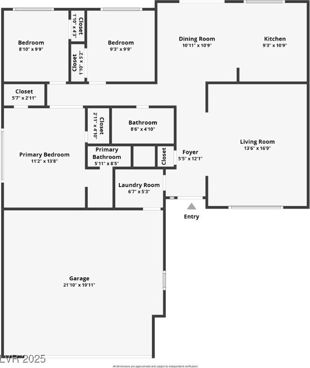 604 N Torrey Pines Dr, Las Vegas, NV 89107 - room layout