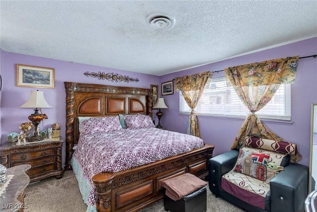 604 N Torrey Pines Dr, Las Vegas, NV 89107 - bedroom with light colored carpet and a textured ceiling
