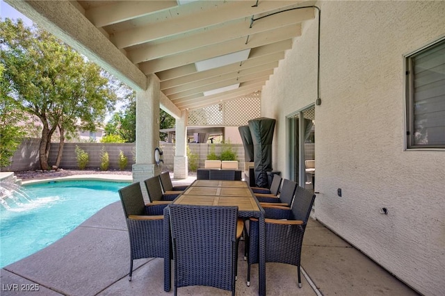 1246 E Gary Ave, Las Vegas, NV 89123 - view of patio / terrace with a fenced backyard
