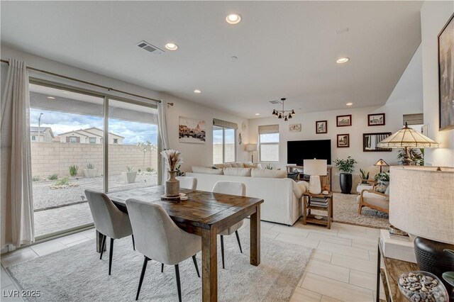 8801 Trotternish Ridge Dr, Las Vegas, NV 89166 - dining room with recessed lighting