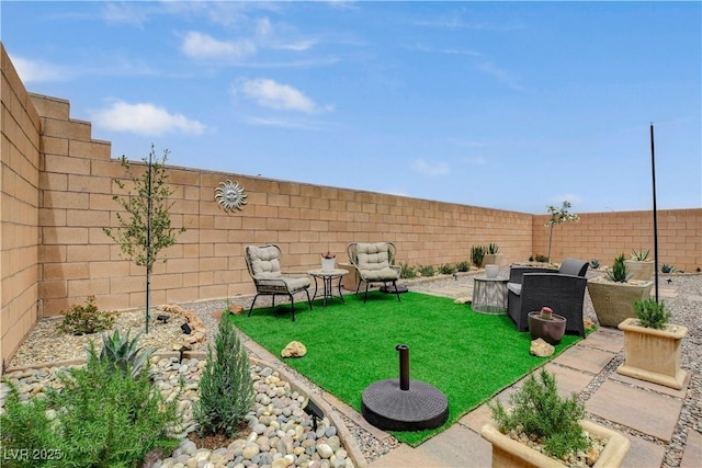 8801 Trotternish Ridge Dr, Las Vegas, NV 89166 - view of yard featuring a patio area