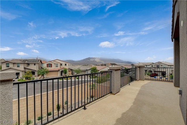 8801 Trotternish Ridge Dr, Las Vegas, NV 89166 - balcony with a residential view and a mountain view