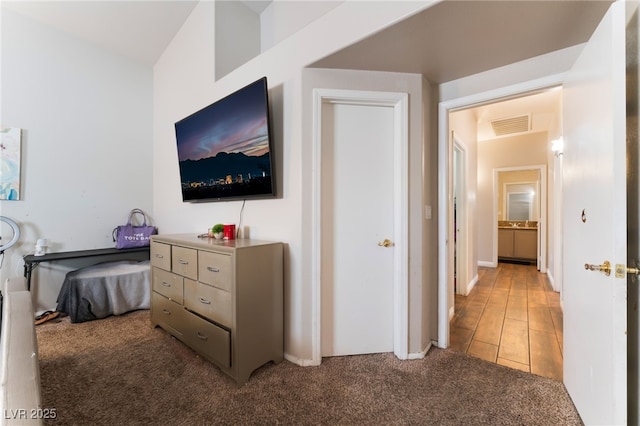3839 Dusty Glen Ct, North Las Vegas, NV 89032 - bedroom featuring light carpet