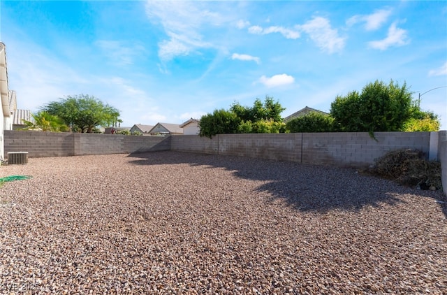 3839 Dusty Glen Ct, North Las Vegas, NV 89032 - fenced backyard featuring central AC unit
