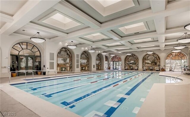 view of indoor pool