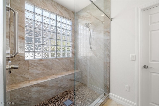 5067 Pensier St, Las Vegas, NV 89135 - full bath with a tile shower