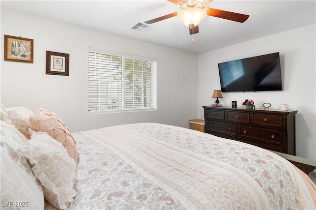 2213 Chandler Ranch Pl, Laughlin, NV 89029 - bedroom with a ceiling fan