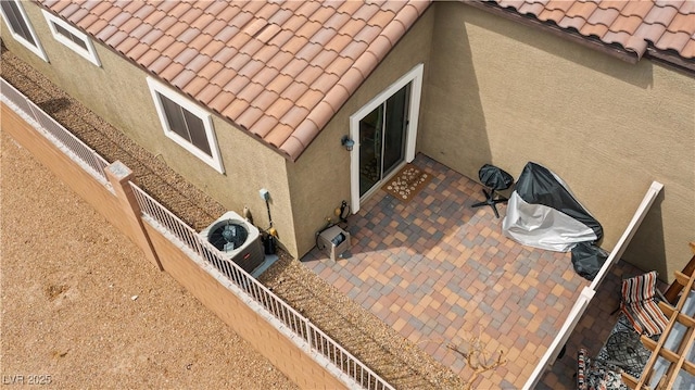 2213 Chandler Ranch Pl, Laughlin, NV 89029 - exterior view of a tiled roof and stucco siding