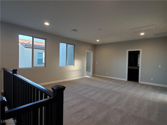 1027 Cambridge Park St, Las Vegas, NV 89148 - unfurnished room with light colored carpet, recessed lighting, and baseboards