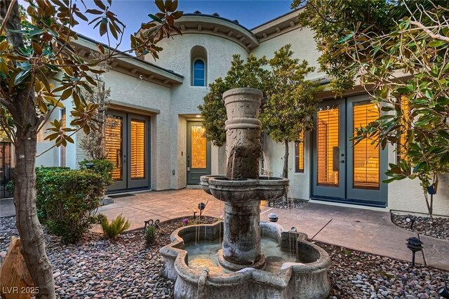 7501 Midnight Rambler St, Las Vegas, NV 89149 - view of patio with french doors