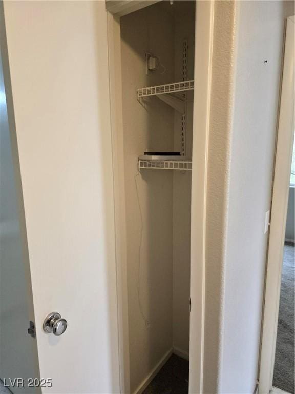 view of closet